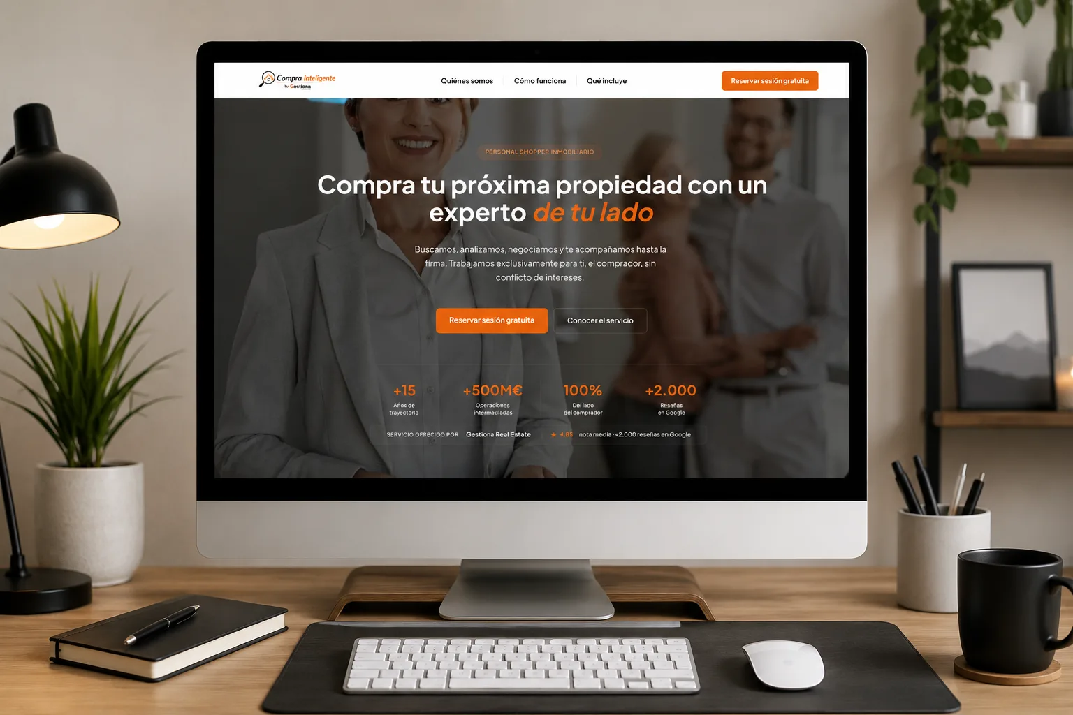 Diseño web para Compra Inteligente Gestiona