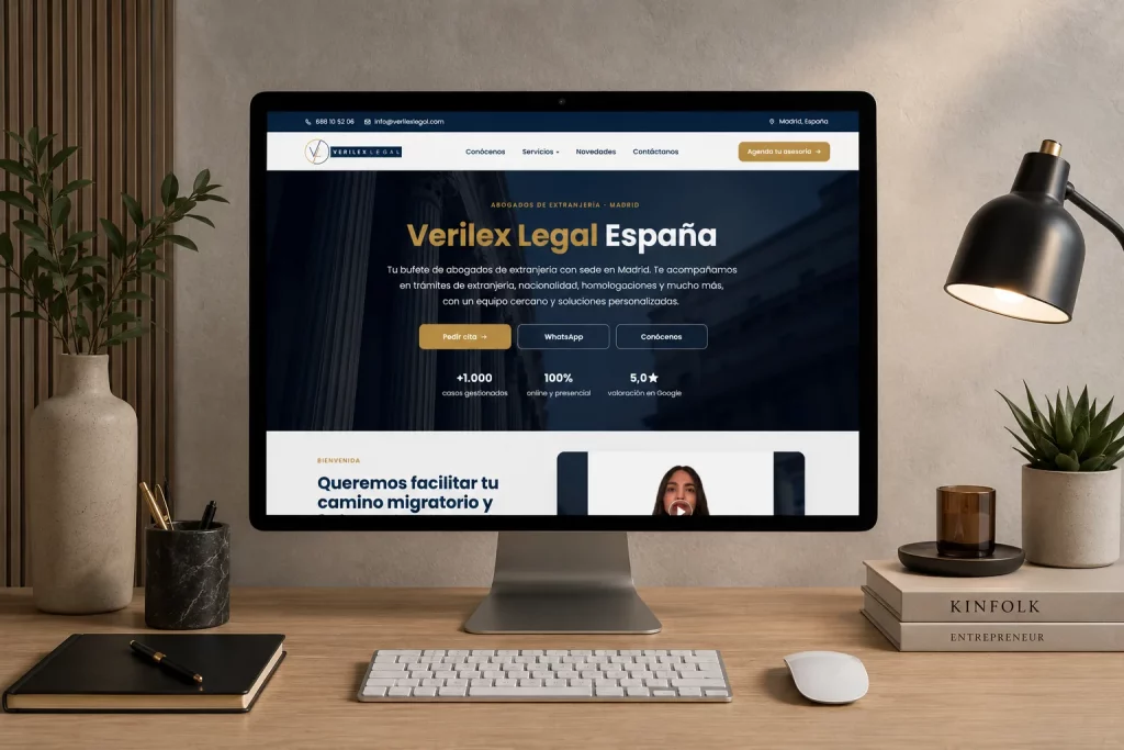 Diseño web para VerilexLegal Abogados