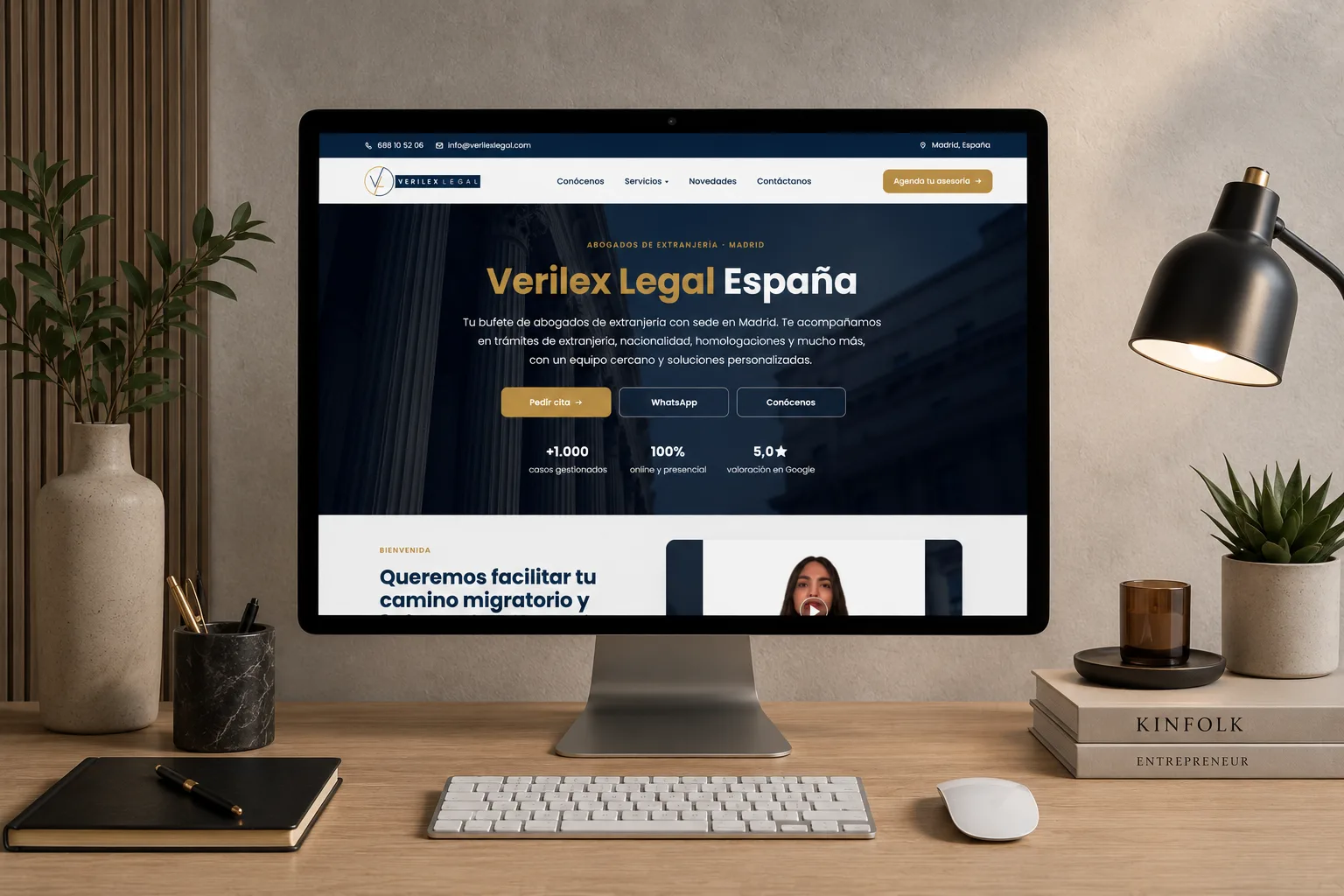 Diseño web para VerilexLegal Abogados
